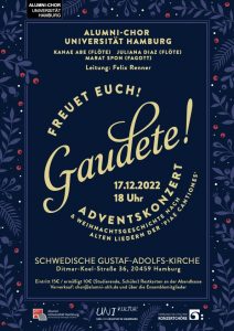 Alumni-Chor Konzert  "Gaudete!  Freuet Euch!" @ Schwedische Gustav-Adolfs-Kirche