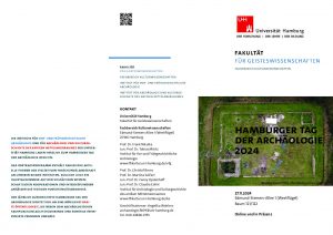 UHH: "Hamburger Tag der Archäologie 2024" am 27. November 2024 @ Institute für Vor- und Frühgeschichtliche und Klassische Archäologie